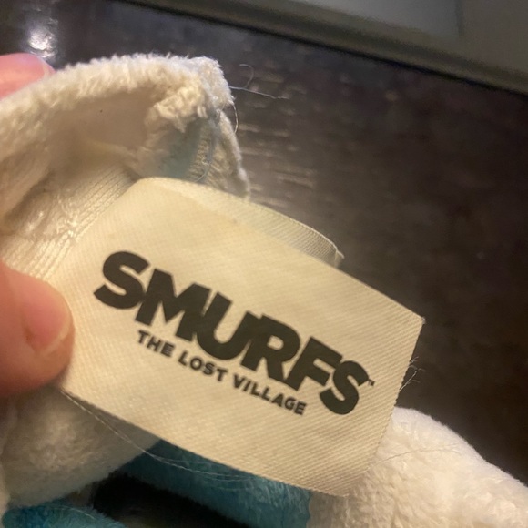 Vintage Plush toy PaPa Smurf & Smurfette - Picture 4 of 5